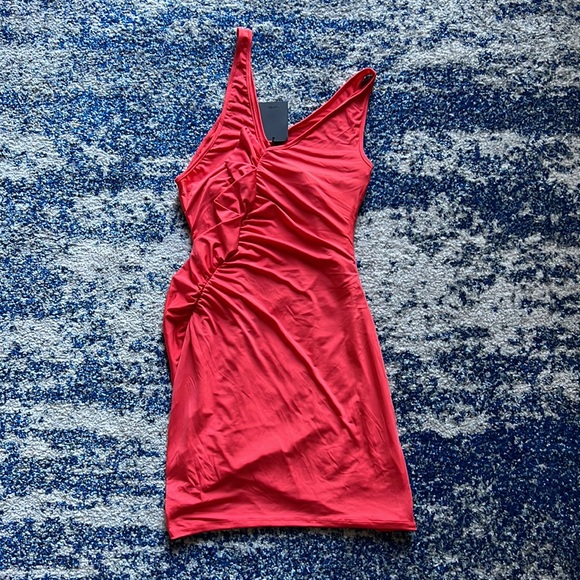 NBD Antoine Mini Dress in Fiery Red XS - Picture 6 of 8